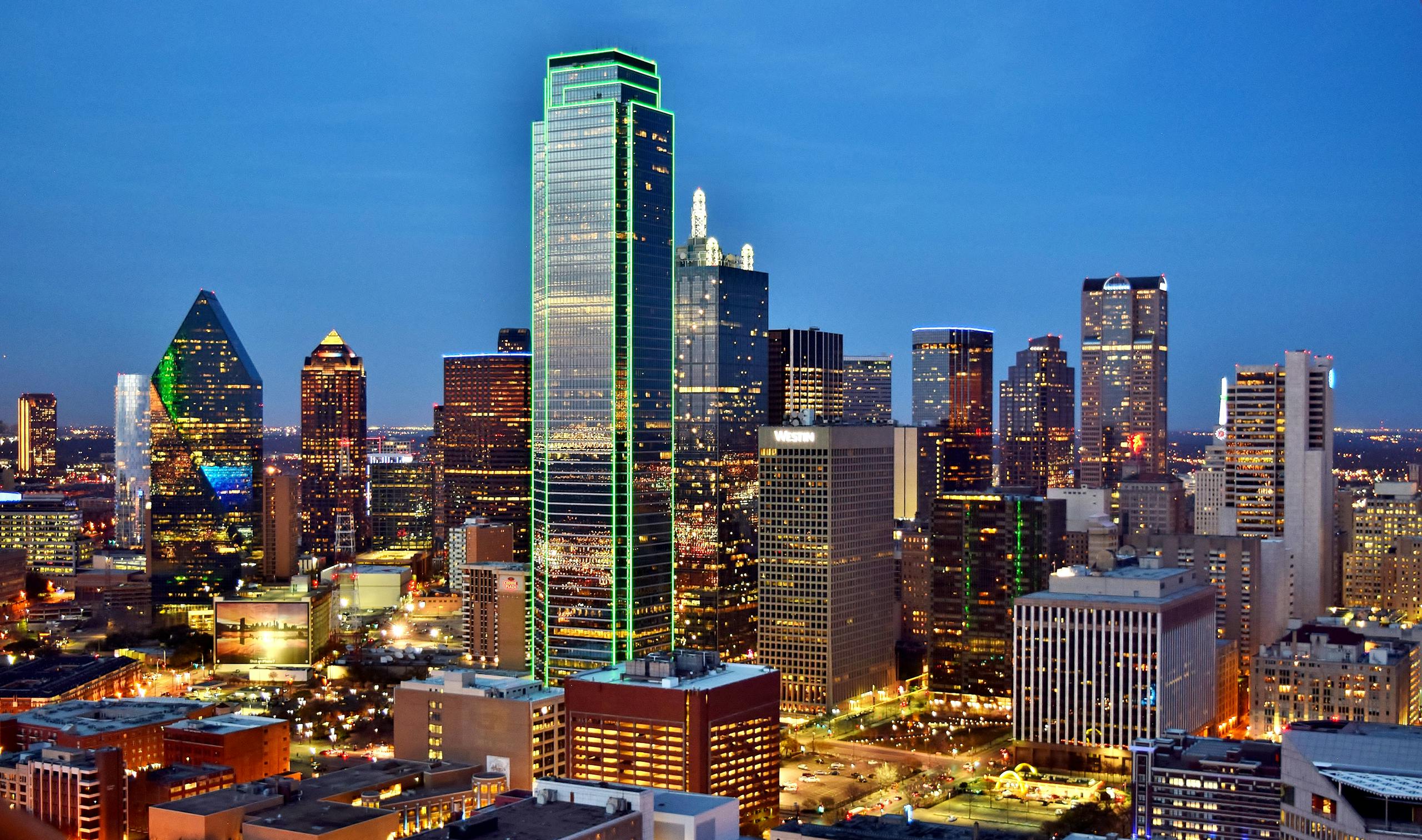 The Bank of America Plaza at Dallas, Texas